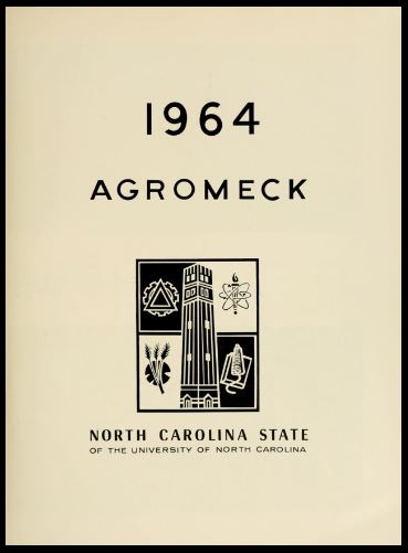 Cover page of the 1964 Agromeck depicting the highly debated name change